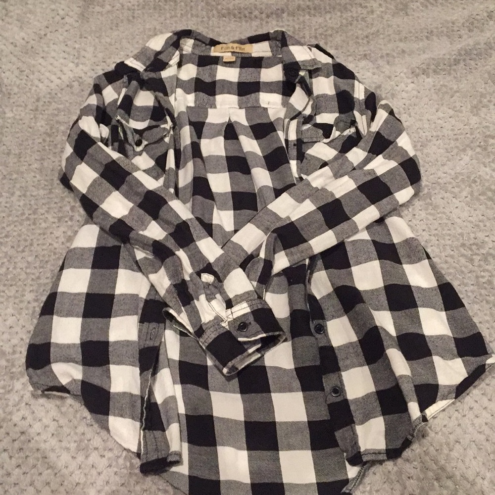 Black & white flannel